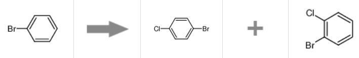 Synthesis of 4-Bromochlorobenzene Reaction formula Synthetic reaction formula of 4-Bromochlorobenzene