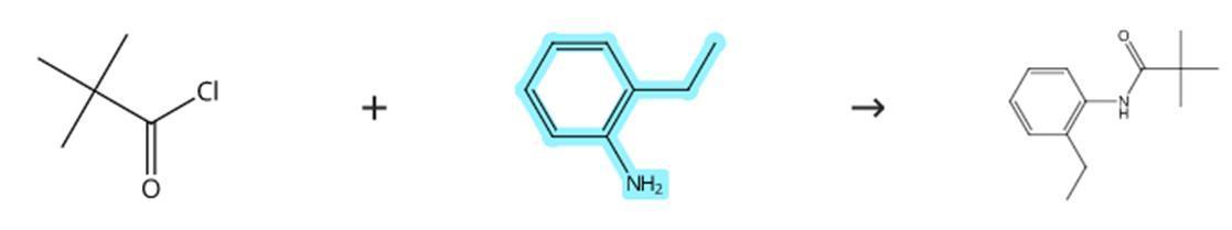 2-乙基苯胺的酰化反应