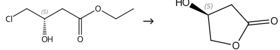 图3 (S)-3-羟基-gamma-丁内酯的合成路线