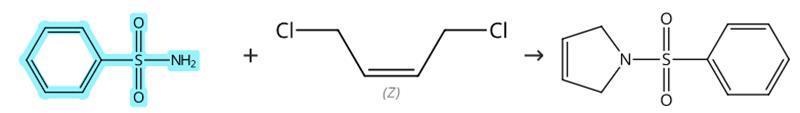 苯磺酰胺参与的亲核取代反应