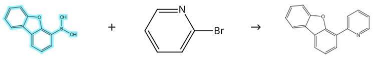 4-二苯并呋喃硼酸参与的Suzuki偶联反应
