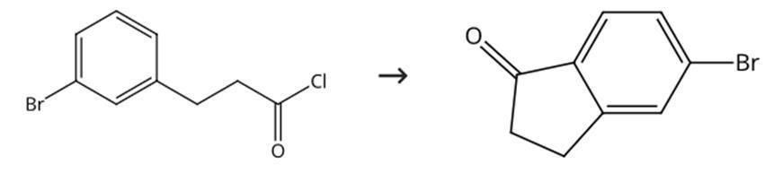 图1 5-溴茚酮的合成路线