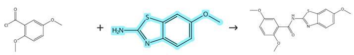 2-氨基-6-甲氧基苯并噻唑的酰化反应