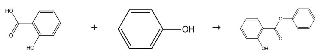 图1 水杨酸苯酯的合成路线