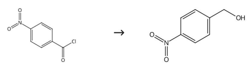 图1 对硝基苯甲醇的合成路线