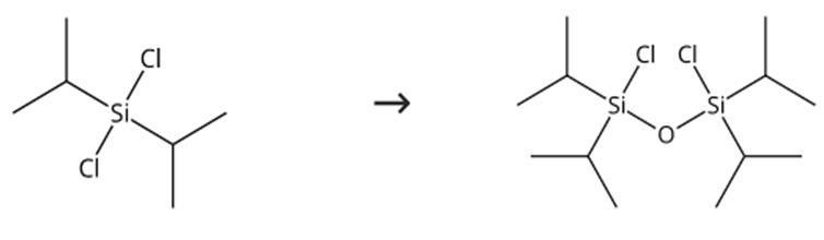 图2 1，3二氯-1，1，3，3-四异丙基二硅氧烷的合成路线