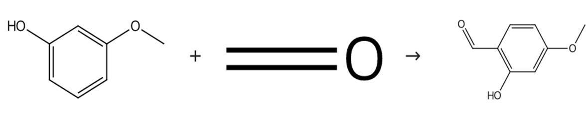 图1 2-羟基-4-甲氧基苯甲醛的合成路线