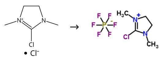 2-氯-1,3-二甲基咪唑六氟磷酸盐的合成路线