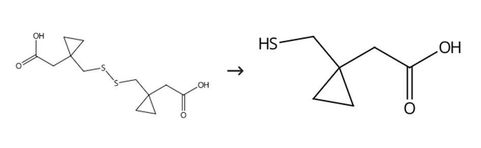 巯甲基环丙基乙酸的合成路线