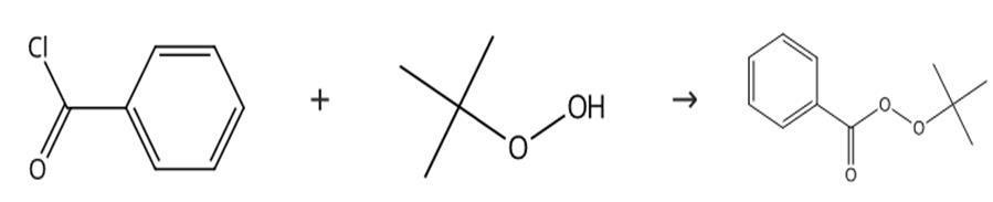 图1过氧化苯甲酸叔丁酯的制备路线