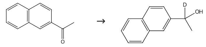 硼氘化钠还原酮类化合物