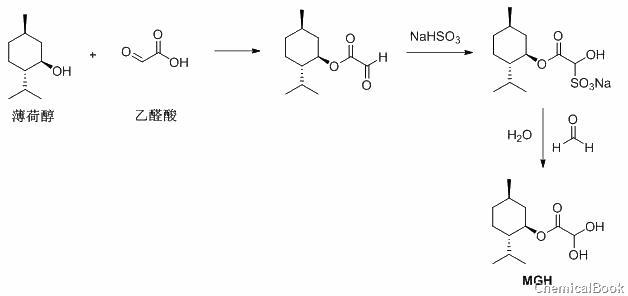L-孟基乙醛酸酯-生产路线