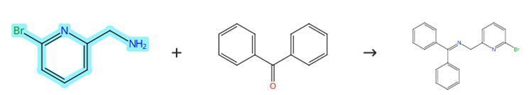 6-溴-2-吡啶甲胺参与的缩合反应