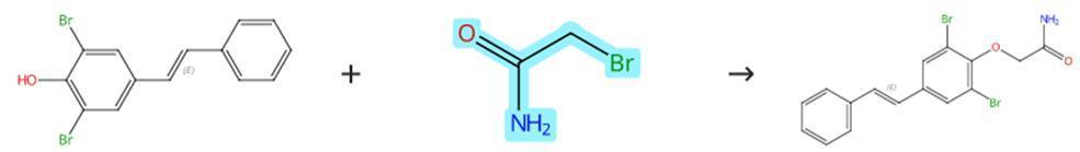 2-溴乙酰胺参与的亲核取代反应