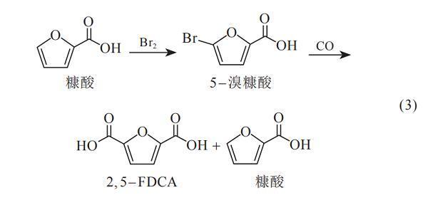 制备2,5–呋喃二甲酸的反应路线
