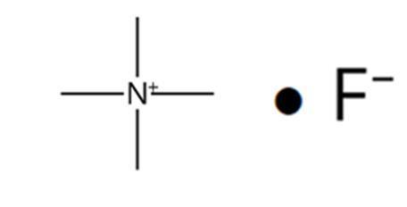 图1 四甲基氟化铵的结构式。