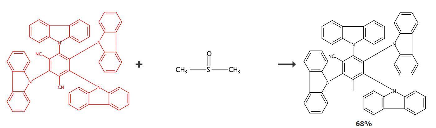 2,4,5,6-四(9-咔唑基)-间苯二腈的应用