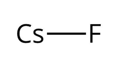 图1 氟化铯的结构式。