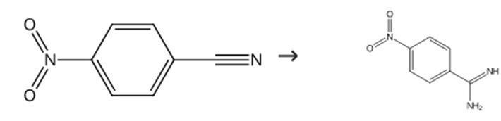 图1 对硝基苯甲脒的合成路线[2]。