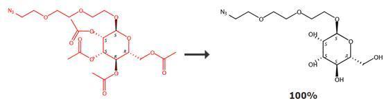 [2-(2-叠氮基乙氧基)乙氧基]乙基 2,3,4,6-四-O-乙酰基-D-吡喃半乳糖苷的应用转化