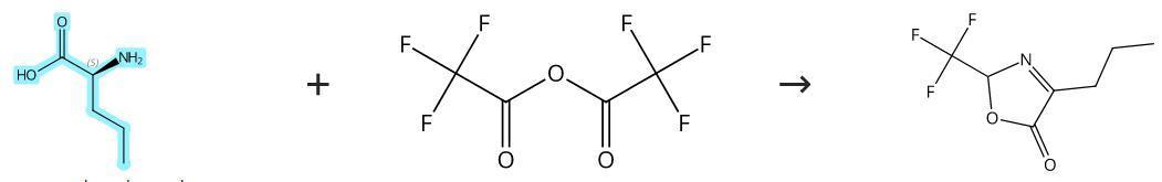 L-正缬氨酸的缩合反应