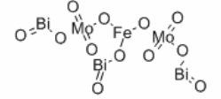 氧化钼铁铋的结构示意图