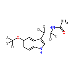 N-Acetyl-d3-5-methoxytryptamine-α,α,β,β-d4赛可锐 现货 质谱代谢 同位素示踪615251-68-8