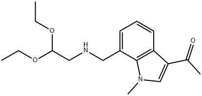 1 -(7(2-(2-二乙氧基乙基氨基)甲基)-1-甲基-1H-吲哚-3-基)乙酮