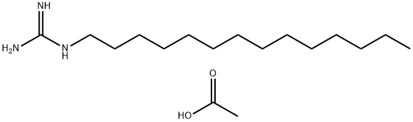 Guanidine, N-tetradecyl-, acetate (1:1)  