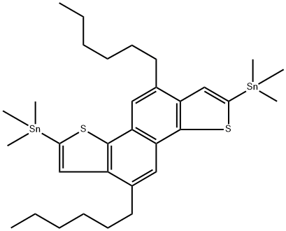 (5,10-二己基萘并[1,2-B:5,6-B']二噻吩-2,7-二基)双三甲基锡CAS2246417-09-2