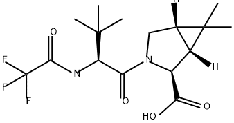 (1R,2S,5S)-3-((S)-3,3-二甲基-2-(2,2,2-三氟乙酰胺基)丁酰基)-6,6-二甲基-3-氮杂双环[3.1.0]己烷 -2-羧酸/2755812-45-2