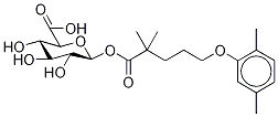 1703747-47-0 [2h6]-吉非贝齐 1-o-Β-葡糖苷酸 结构式图片