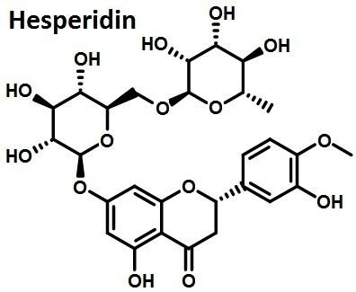 the molecular structure of hesperidin