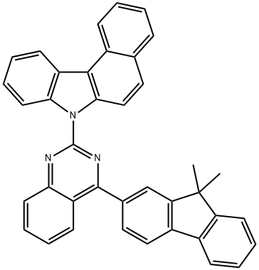 (4-(9,9-二甲基芴-2-基)喹唑啉-2-基)-7H-苯并[C]咔唑CAS1416566-76-1；光电材料优势供应