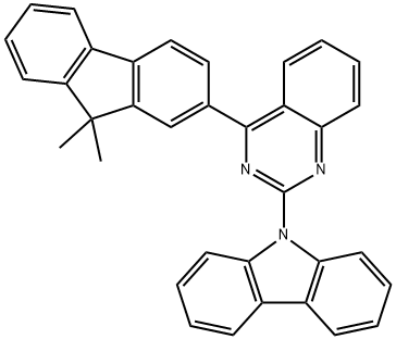 9-(4-(9,9-二甲基-9H-芴-2-基)喹唑啉-2-基)-9H-咔唑；光电材料优势供应