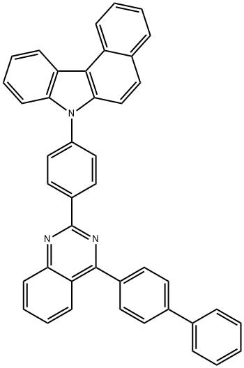 5-(4-(4-(9,9-二甲基-9H-芴-2-基)喹唑啉-2-基)苯基)-5H-苯并[b]咔唑；光电材料优势供应