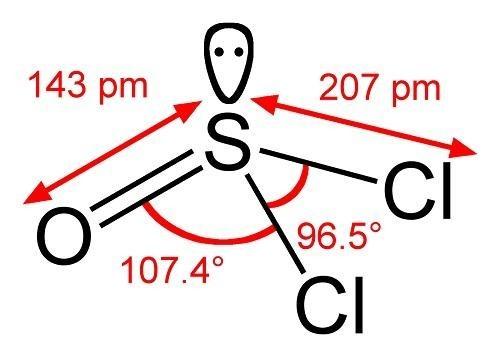 氯化亚砜空间结构图片