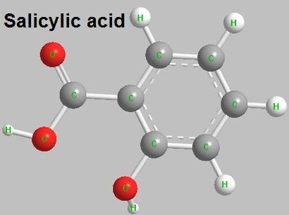  The structure of salicylic acid