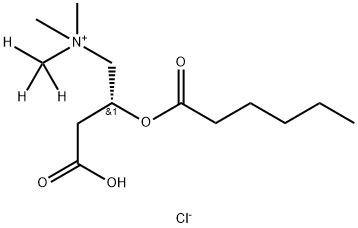 Hexanoyl-L-carnitine-d3 HCl (N-methyl-d3)赛可锐 现货 质谱代谢 同位素示踪2483831-95-2