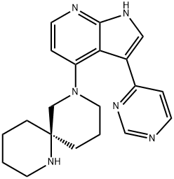 (6R)-8-[3-(4-嘧啶基)-1H-吡咯[2,3-B]吡啶-4-基]-1,8-二氮杂螺[5.5]十一烷