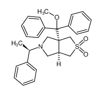 (3aS,6aR)-3a-[(methoxy)diphenylmethyl]-5-[(1R)-1-phenylethyl]hexahydro-1H-thieno[3,4-c]pyrrole 2,2-dioxide