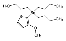 Stannane, tributyl(3-methoxy-2-thienyl)-  CAS：198962-78-6