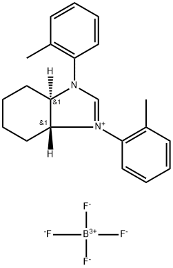 (3aR,7aR)-1,3-二-邻甲苯基-3a,4,5,6,7,7a-六氢-1H-苯并[d]咪唑-3-鎓 四氟硼酸盐
