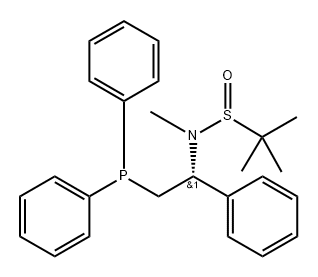 [S(R)]-N-[(1R)-2-(二苯基膦)-1-苯基乙基]-N-甲基-2-叔丁基亚磺酰胺
