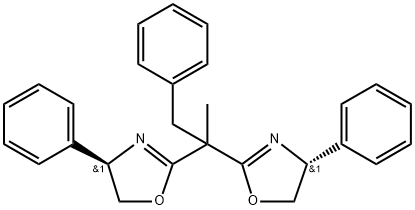 (4R,4'R)-2,2'-(1-苯基丙烷-2,2-二基)双(4-苯基-4,5-二氢恶唑)CAS号2757082-35-0
