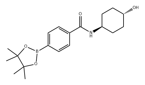 N-(反式-4-羟基环己基)-4-(4,4,5,5-四甲基-1,3,2-二氧硼杂环戊烷-2-基)苯甲酰胺