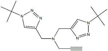N,N-双((1-(叔丁基)-1H-1,2,3-三唑-4-基)甲基)丙-2-炔-1-胺，CAS：1257633-68-3 常备库存，优势供应，顺丰发货，价格美丽，按需分装，大小包装均可；高校及研究所，先发后付，质量保证！！！欢迎垂询购买~