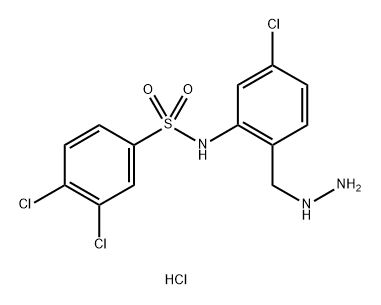 3,4-二氯-N-(5-氯-2-(肼基甲基)苯基)苯磺酰胺盐酸盐