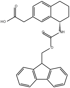 (S)-2-(8-((((9H-芴-9-基)甲氧基)羰基)氨基)-5,6,7,8-四氢萘-2-基)乙酸