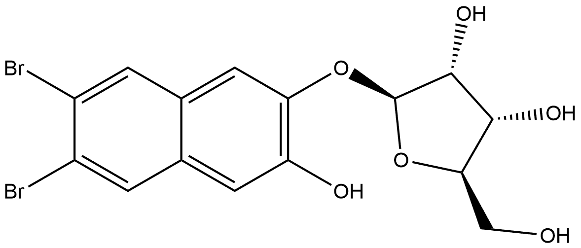 6,7-Dibromo-2,3-Dihydroxynaphthalene β-D-ribofuranoside赛可锐 现货 质谱代谢 同位素示踪1771697-42-7